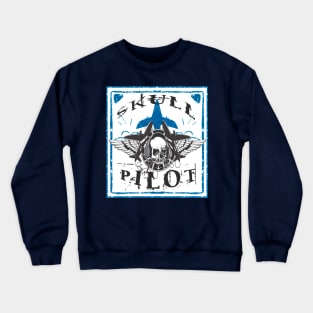 Skull Pilot Crewneck Sweatshirt